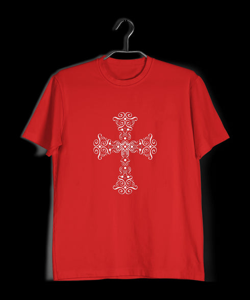 Fancy cross Christianity Mens TShirts